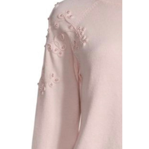 NANETTE NANETTE LEPORE Flower Embroidered Sweater - Size XL * wom307 - Picture 5 of 7